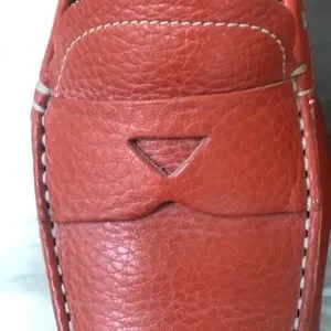 Prada | Shoes | Prada Pebbled Leather Contrast Stitch Penny 